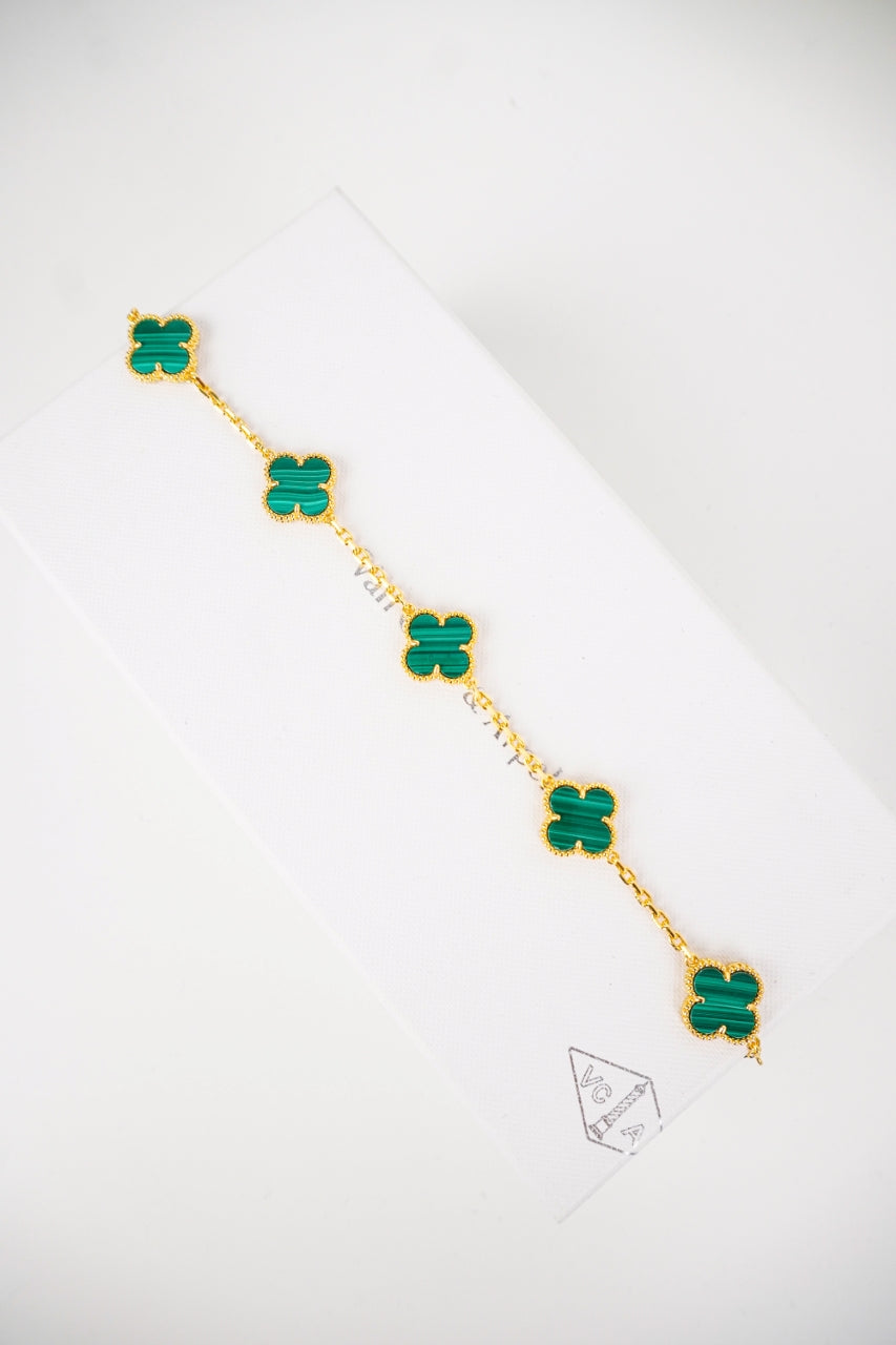 Van Cleef - Bracciale Vintage Alhambra - Malachite