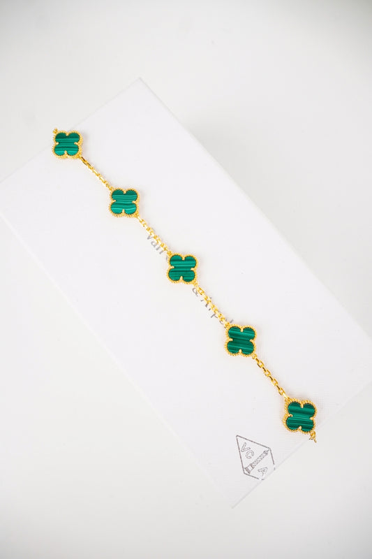 Van Cleef - Bracciale Vintage Alhambra - Malachite