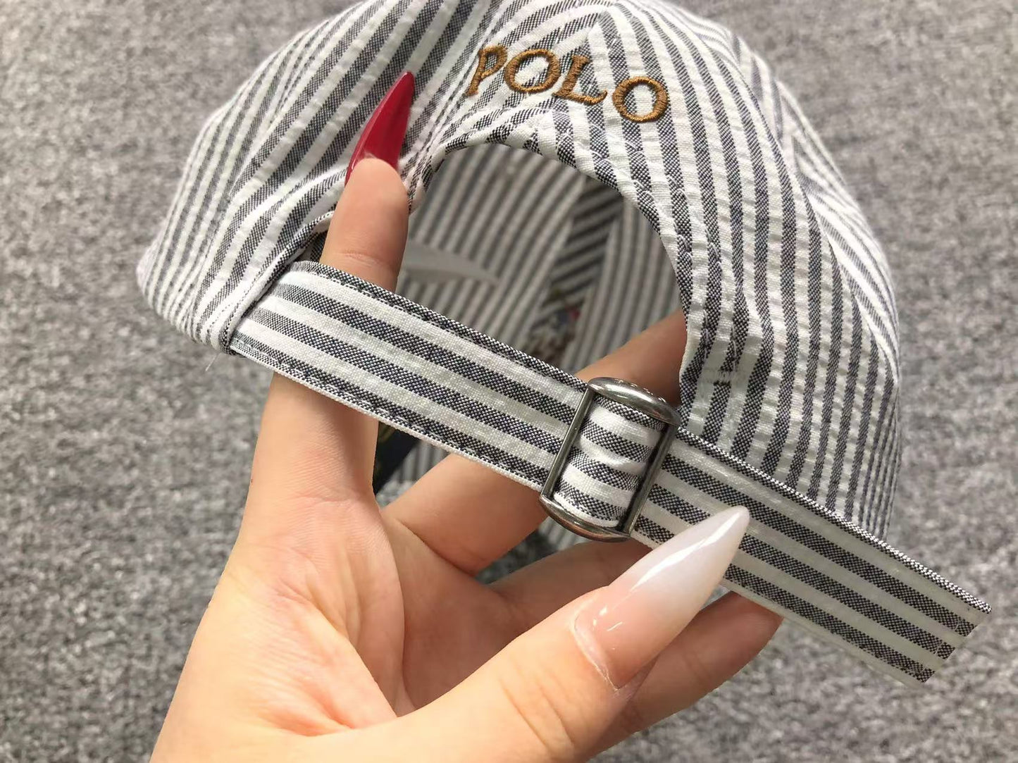 Cappellino Ralph Lauren a righe