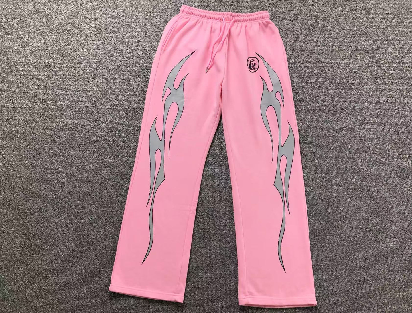 Pantaloni Hellstar Pink flames
