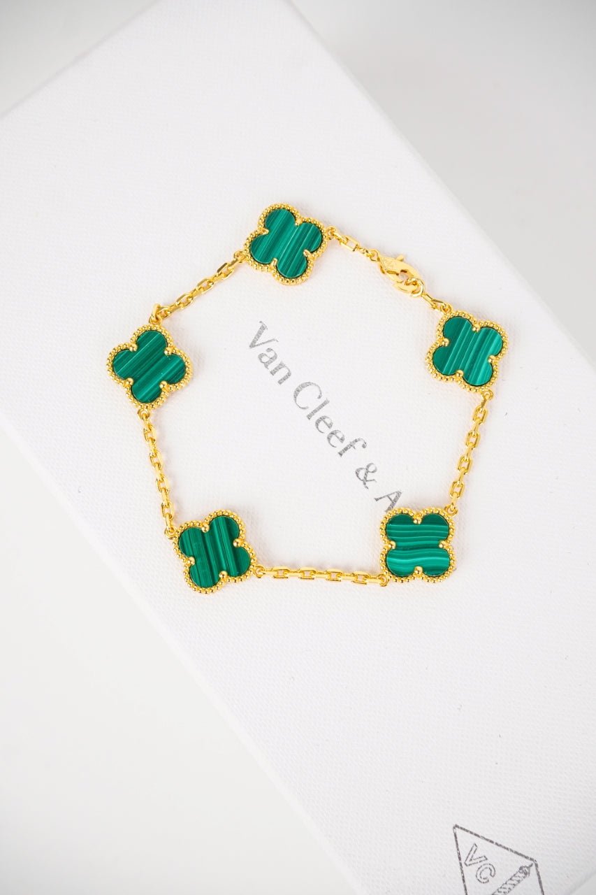 Van Cleef - Bracciale Vintage Alhambra - Malachite