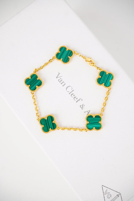 Van Cleef - Bracciale Vintage Alhambra - Malachite