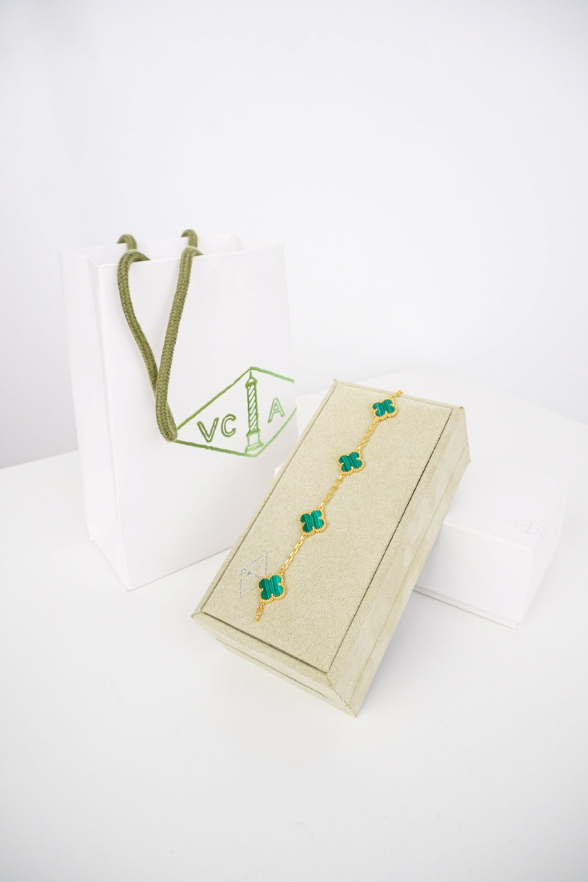 Van Cleef - Bracciale Vintage Alhambra - Malachite