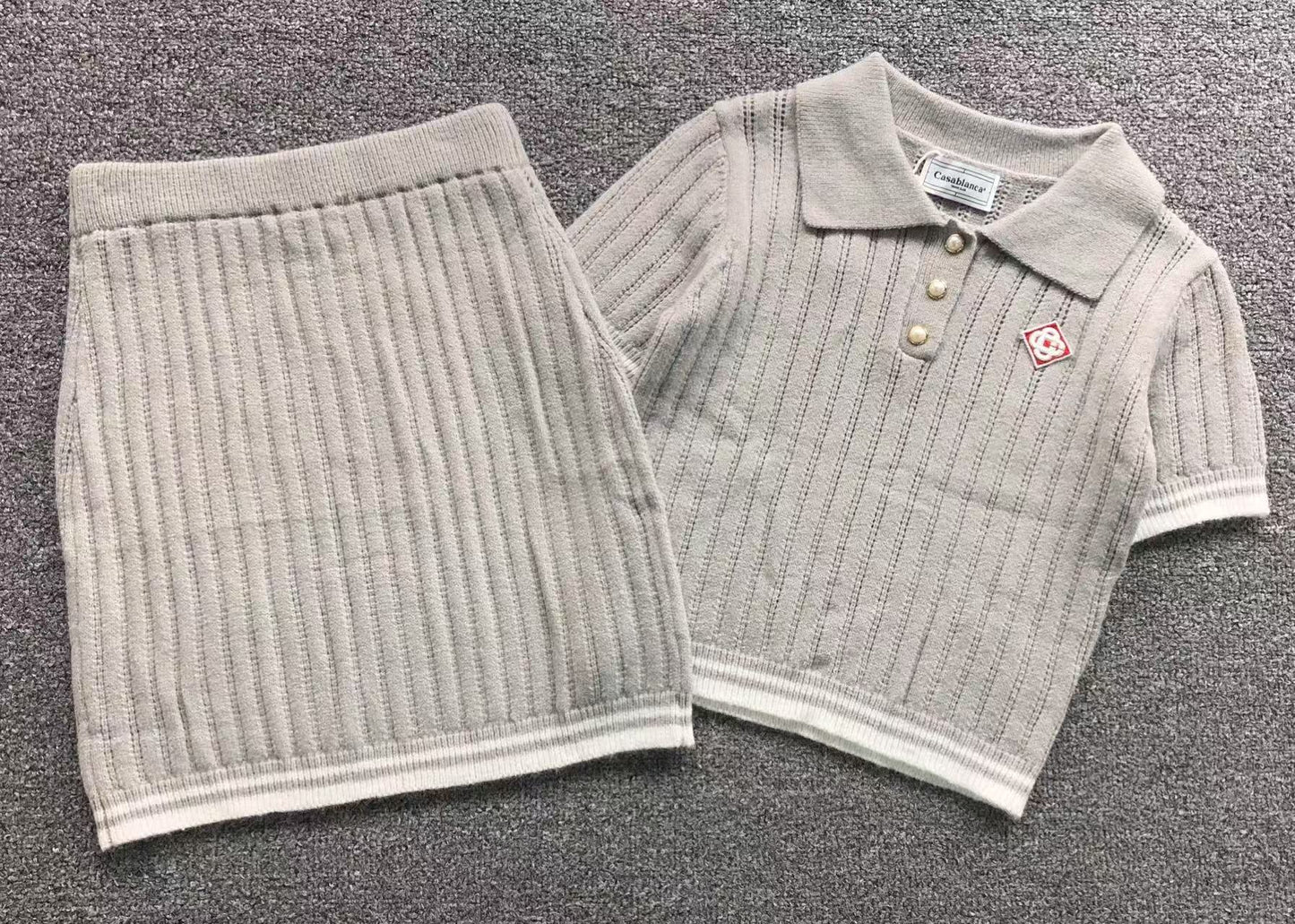 Casa Blanca - completo skirt e polo